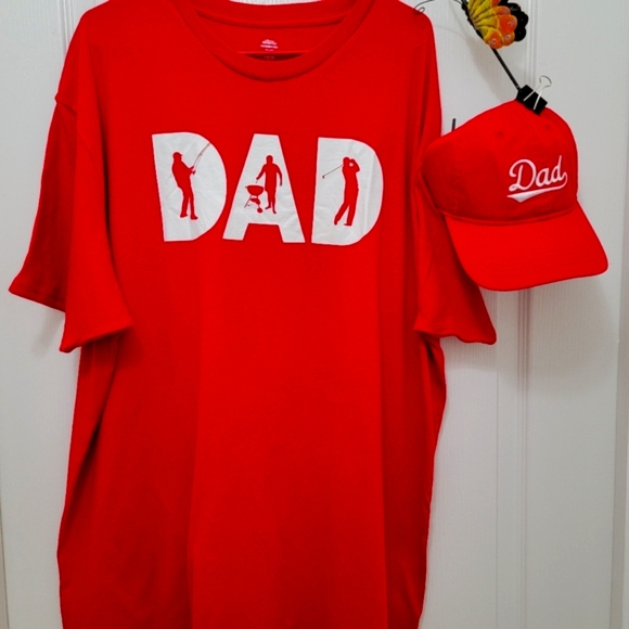 *M25475 New Celebrate Father’s 2-Psc T-shirt & Cap - Picture 3 of 7
